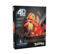 Puzzle 3D SPIN MASTER 4D Build Salamèche (Charmander) 241 pièces maquette à emboîter Orange Jaune