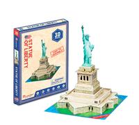 Puzzle 3d statue de la liberté 14x16x19 cm.