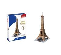 Puzzle 3D - Tour Eiffel - Jeu de construction - EXPLORA - 39 pièces - Dès 5 ans