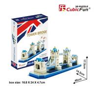 Puzzle 3D Tower Bridge Londres - CUBICFUN - 52 pièces - Architecture et monument