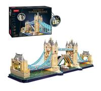 Puzzle 3D - Tower Of London Bridge - 32 pièces - Design réaliste - Lumières LED intégrées