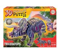 Puzzle Educa Triceratops 3d Creature