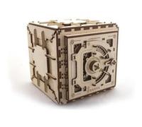 Ugears Safe Wooden Mechanical Model Construction Game Doré