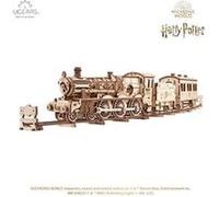 UGEARS Harry Potter Hogwarts Express Train en Bois à Construire - 3D Puzzle Maquette en Bois à Construire - Maquette mécanique pour Adulte - Puzzle 3D incluant Un Train, des Rails, Un Tender