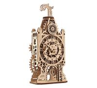 Puzzle 3D Ugears Modèles mécaniques Ancienne Tour Horloge Bois