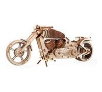 UGEARS Moto en bois à construire VM-02 – Miniature mécanisée, moteur à élastique