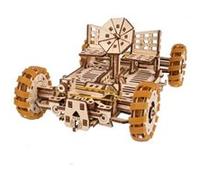 UGEARS Kit de modèle NASA Lunar Rover – Casse-têtes mécaniques en bois 3D – Officiels de la NASA