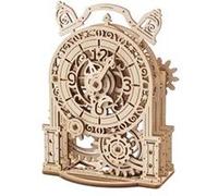 UGEARS Réveil mécanique puzzle 3D en bois – Maquette à construire – Pour adultes et enfants