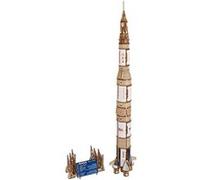 UGEARS Maquette mécanique en bois Saturn V NASA – Jeu de construction – Doré