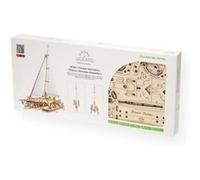 Ugears Trimaran Merihobus Wooden Mechanical Model Construction Game Doré Enfants