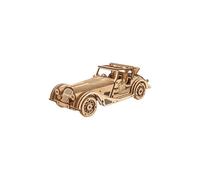 UGEARS Voiture de sport Rapid Mouse - Puzzles 3D en bois pour adultes - Modèle de voiture classique en bois pour adultes à construire - Ensemble de construction à double moteur avec puzzle 3D manuel à