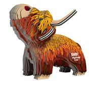Puzzle 3d - vache des hautes landes brown TU