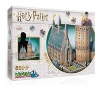 Puzzle 3D - Wrebbit 3D - Harry Potter - Poudlard Great Hall - 850 pièces - 50 x 38 x 47 cm