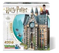 Puzzle 3D - Wrebbit - Tour de l'horloge de Poudlard - Licence Harry Potter - 420 pièces - Thème Fantastique