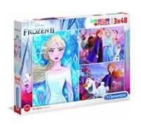 Puzzle 3x48 pièces Clementoni Supercolor Disney Frozen 2 G