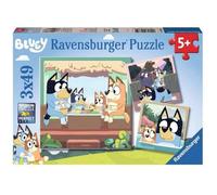 Puzzles 3x49 pièces Les aventures de Bluey
