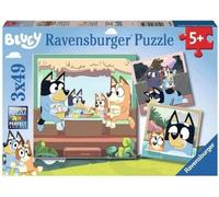 Puzzle 3x49 pieces Les aventures de Bluey - Ravensburger - LUDIQUE ET EDUCATIF - Des 5 ans
