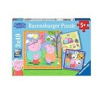Puzzle 3x49 pièces Ravensburger - Peppa Pig multicolore G