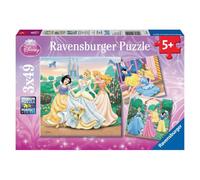 Ravensburger Puzzle enfant Rêves de princesses – Disney Princesses 3×49 pièces Dès 5 ans 09411