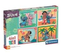 Puzzle 4-en-1 72 pièces Clementoni Stitch Multicolore G