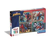 Puzzle 4 en 1 Marvel - Clementoni - Spider-Man - 12 à 24 pièces - Jeu éducatif
