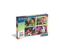 Puzzle 4 en 1 Pixar CLEMENTONI 12 16 20 24 pièces 21754 Boîte fermée Multicolore