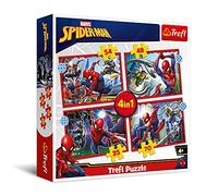 Puzzle 4 en 1 - Spiderman (Puzzle pour Enfant)