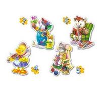 Puzzle 4 Pièces : 4 Puzzles : Temps libre, Castorland G