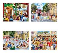 Puzzle 4 x 500 pièces : Jours d'école Gibsons G