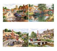 Puzzle 4 x 500 pièces : Les voies navigables de Terry