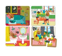 Puzzle 4 x 6 pièces : La maison