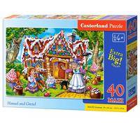 Puzzle 40 elementów maxi. Jaś i Małgosia Castorland