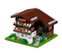 Puzzle 400 Pièces : Nano Puzzle 3D - Chalet Suisse (Level 3), Brixies G