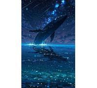Puzzle 4000 Pièces Adulte Baleine Océan - Pièces Parfaitement Imbriquées avec Lettres de Tri au Dos - sans Poussière - Grand Format 141x87 cm - Idée Cadeau Seniors
