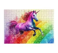 Puzzle 4000 Pièces Adultes, Licorne Puzzle Adulte avec Une Boîte d'emballage Exquise, Classique Jeux Educatifs pour Activité Familiale, Grand Puzzles en Bois Arc-en-Ciel pour Cadeau Homme Decor -1967
