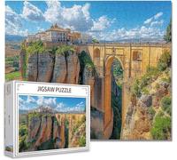 Puzzle 4000 Pieces Adultes paysage Jigsaw Puzzles Classiques Impossible Qualité SupéRieure Bois Panorama Art, Stimulent La Logique et La Concentration Avec Une IdéE Cadeau Homme/Femme 87.5x141.5cm Q-2