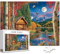 Puzzle 4000 Pièces Adultes, Paysage Puzzle Animal Motif Désign, Grand Bois Jigsaw 141x87cm Débutant Fille éducatif Challenge Toy Emballage Cadeau for Decoration Chambre Murale, Cadeau Femme, Model67