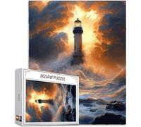 Puzzle 4000 Pièces Adultes, Phare Puzzle Image Motif Désign, Grand Bois Jigsaw 141x87cm Débutant Fille éducatif Challenge Toy avec Emballage Cadeau for Decoration Chambre Murale, Cadeau Femme,Model841