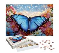 Puzzle 4000 Pièces Adultes, Puzzle Papillon pour Adulte et Enfants, Grand Puzzles Bois avec Boite, Jeu de Concentration pour Adultes, 4000 Pièces Puzzles Fleur pour Décoration Murale, Cadeaux, -6834