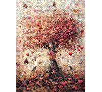 Puzzle 4000 Pièces, Amour Papillons Adultes Puzzle 4000, Classique Jigsaw Puzzles, Jeu Éducatif Puzzles, Défi Impossible, Jeu D'adresse pour Toute la Famille, Décoration de la Les Murs BXHZW4-7