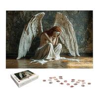 Puzzle 4000 Pièces Ange, Puzzle 4000 Pièces pour Adultes et Enfants à Partir de 14 Ans, Aile Puzzles Bois avec Une Boîte d'emballage Exquise, Décoration Murale, Idee Cadeau Femme, Cadeau Homme, -5766