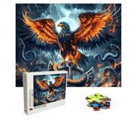 Puzzle 4000 Pièces Animal, Puzzle Adulte Bois, Impossible Classique Jigsaw Puzzles Aigle, Jeu D'adresse pour Toute la Famille, Puzzles Coloré Jeu de Ponte, Decoration et Cadeau 141.5 X 87.5 cm 8p-128