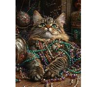 Puzzle 4000 Pièces, Collier Pussycat Adultes Puzzle, Classique Jigsaw Puzzles, Défi Impossible, Jeu D'adresse pour Toute la Famille, Jeu Éducatif Puzzles, Décoration de la Maison DX0YL4-927