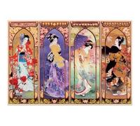 Puzzle 4000 Pieces - Costumes Folkloriques Japonais : Geisha - Educa Collection Art Asie - Femme Japonnaise - Adulte - Nouveaute