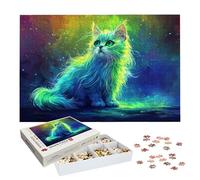 Puzzle 4000 Pièces Couleur, Puzzle 4000 Pièces Adultes et Enfants, Puzzles Bois avec Une Boîte d'emballage Exquise, Jeu Éducatif Puzzles Chat, Decoration Maison, Cadeau Femme, Cadeau Homme, -7713