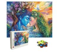 Puzzle 4000 Pièces Couleur, Puzzle Adulte Bois, Impossible Classique Jigsaw Puzzles Couples, Jeu D'adresse pour Toute la Famille, Puzzles Coloré Jeu Ponte, Decoration et Cadeau 141.5 X 87.5 cm 8p-15