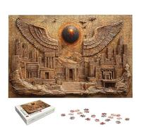 Puzzle 4000 Pièces Egypte, Puzzle 4000 Pièces pour Adultes et Enfants à Partir de 14 Ans, Abstrait Puzzles Bois avec Une Boîte d'emballage Exquise, Puzzles pour Décoration Murale, Cadeau Femme, -6572