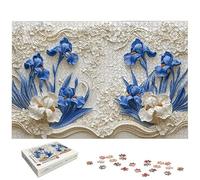 Puzzle 4000 Pièces Fleur, Puzzle 4000 Pièces pour Adultes et Enfants à Partir de 14 Ans, Orchidée Puzzles Bois avec Une Boîte d'emballage Exquise, Puzzles pour Décoration Murale, Cadeau Femme, -6134