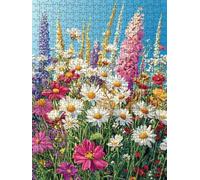 Puzzle 4000 Pièces, Fleurs ColoréEs Adultes Puzzle 4000, Classique Jigsaw Puzzles, Jeu Éducatif Puzzles, Défi Impossible, Jeu D'adresse pour Toute la Famille, Décoration de la Les Murs BXHZW4-98