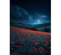 Puzzle 4000 Pièces, Fleurs De Tonnerre Adultes Puzzle, Classique Jigsaw Puzzles, Défi Impossible, Jeu D'adresse pour Toute la Famille, Jeu Éducatif Puzzles, Décoration de la Maison DX0YL4-575